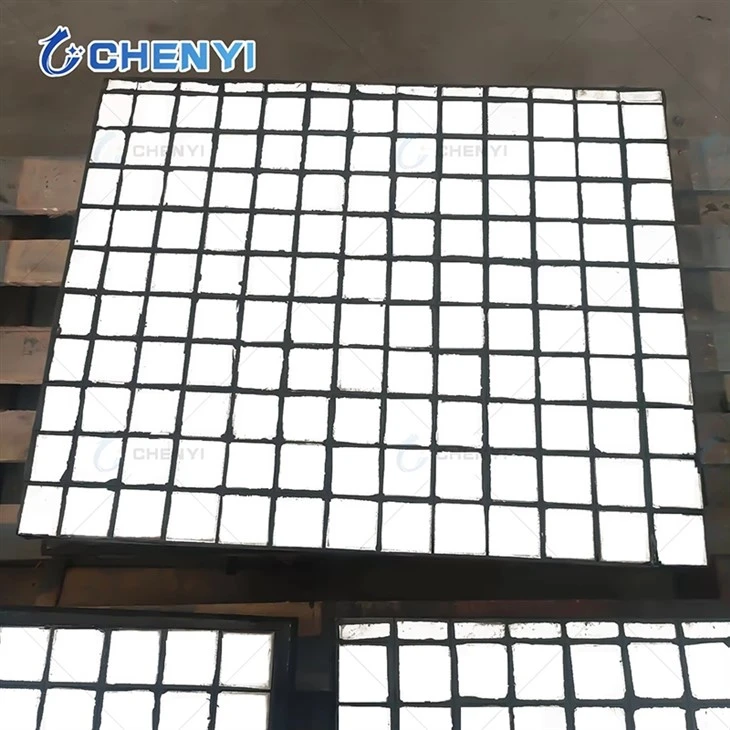 پانل های پوشیدنی لاستیک سرامیکی برای صنعت معدن