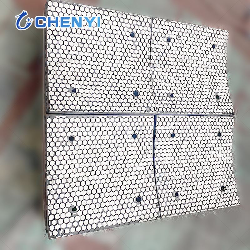 Arc-shaped Rubber Ceramic Liner